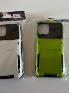 2- New IPhone 14  Phone Case with Flip Card Slot